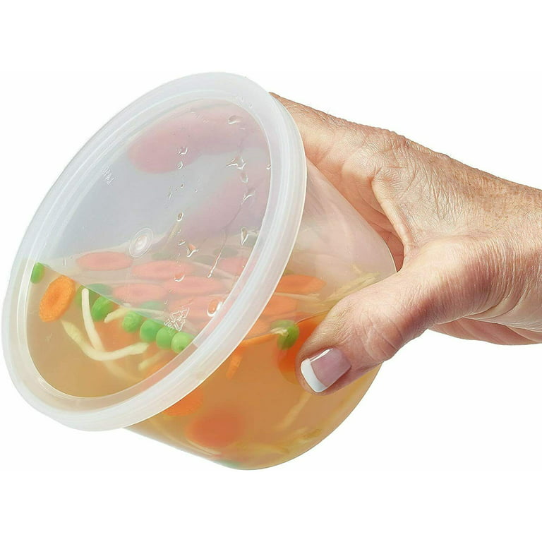 Plastico 16 oz. Soup Container w/ Lid