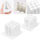 thumbnail image 3 of 2024 Suitable Candle Mold, 2 PCS DIY Candles 3D Cube Silicone Ball Mold for Making Candles, Soap, Cakes, 3 of 4