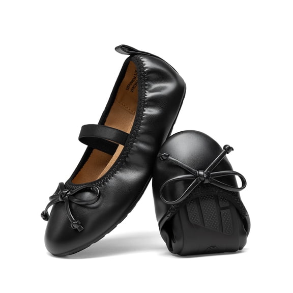 DREAM PAIRS Toddler Little Girls Mary Jane Ballet Flats Dress Shoes with Bow