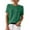 Green, variant on Sweaters For Casual Crew Neck Loose Fit Short Sleeve Sweater Blend