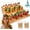 6-Tier, variant on Bamboo Skewer Holder Food Display 6 Tier, 180 Holes Appetizer Skewer Stand with 200 Bamboo Skewers, Tiered Wooden Skewer Board for Fruit Veggie Cheese Meat BBQ Buffet Wedding Cocktail Party