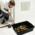 thumbnail image 6 of 12-Pack 13 L Plastic Commercial Bus Tub, Black Bus Box, 6 of 14