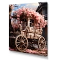 thumbnail image 2 of Designart "Pink Carriage Of Romance I" Old American Cart Canvas Prints, 2 of 7
