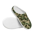 thumbnail image 3 of Lsque Camouflag Pattern Womens Comfort Cotton on Scuff With Memory Foam and Anti-skid Sole Slipper-46/47, 3 of 7