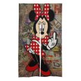 thumbnail image 1 of Cortina de puerta de Minnie Mouse, cortina opaca para puerta de 34 x 57 pulgadas, cortina divisoria de privacidad para decoración del hogar, dormitorio, cocina, 2 paneles, 1 of 6