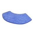 thumbnail image 2 of Kugisaki Fan Shape Bathroom Rugs Memory Foam Embossed Bathroom Mat, Coral FleeceWater Absorbent and Washable Bath Rugs, Non-Slip, Thick, Soft Carpet, 2 of 6