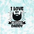 thumbnail image 4 of Inktastic I Love My Bearded Daddy for Fathers Day with Grunge Boys Baby Bodysuit, 4 of 5