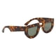 thumbnail image 5 of de terre Porizadas Lente Semiesférica 400 Marco Ancho Vintaje para Conducción Deporte Marco Lente gris negro Colcomx Gafas de sol de mujer de moda, 5 of 7