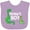 Lavender, variant on Inktastic Papaw's Boy Grandson Boys Baby Bib