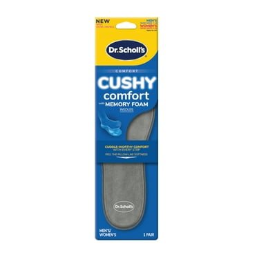 Dr. Scholl's Cushy Comfort with Memory Foam Insoles Unisex, 1 Pair