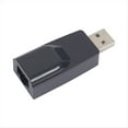 thumbnail image 3 of USB to RJ45 LAN Ethernet Adapter 100Mbps USB2.0 Network Card for PC Laptop Desktop DVB Set Top Box Drive-Free Black, 3 of 8