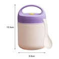 thumbnail image 2 of Insulated Food Warmer Lunch Box with Leakproof Design for Hot or Cold Meals Stackable Container for Meal Planning, 2 of 7