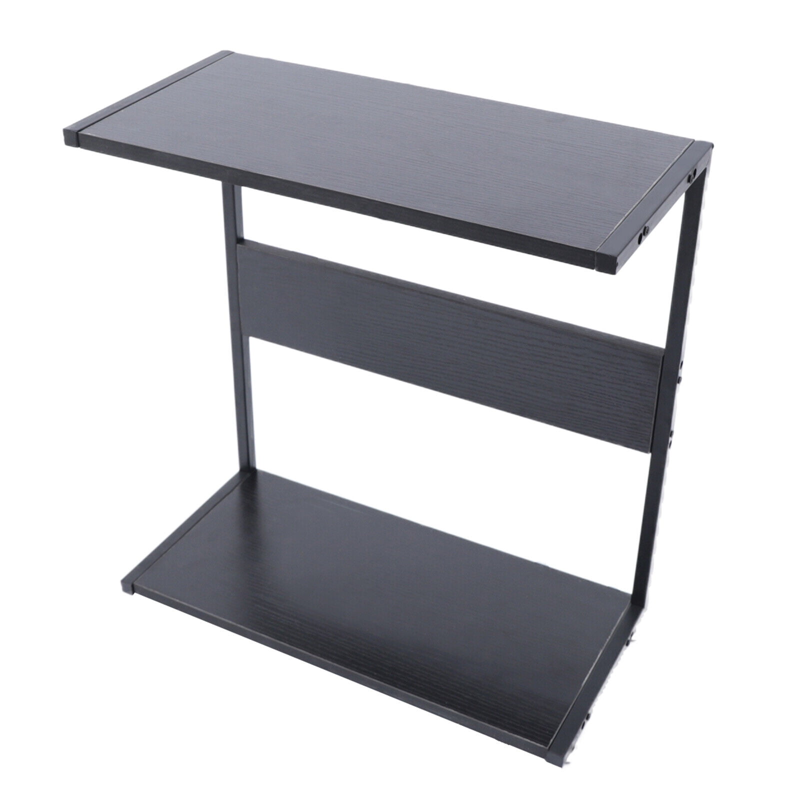 2-Tier Computer Tower Stand Free Standing Iron Frame Stand Cpu Pc Case Holder Double Layers CPU Stand PC Computer Tower Holder with Lockable Caster Wheels Computer Tower Under Desk CPU Holder