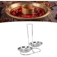 thumbnail image 3 of Soporte para reposacucharas Soporte vertical para cucharones de sopa de acero inoxidable Reposacucharas Soporte para utensilios de cocina de fácil acceso para utensilios de cocina Olla calie, 3 of 5