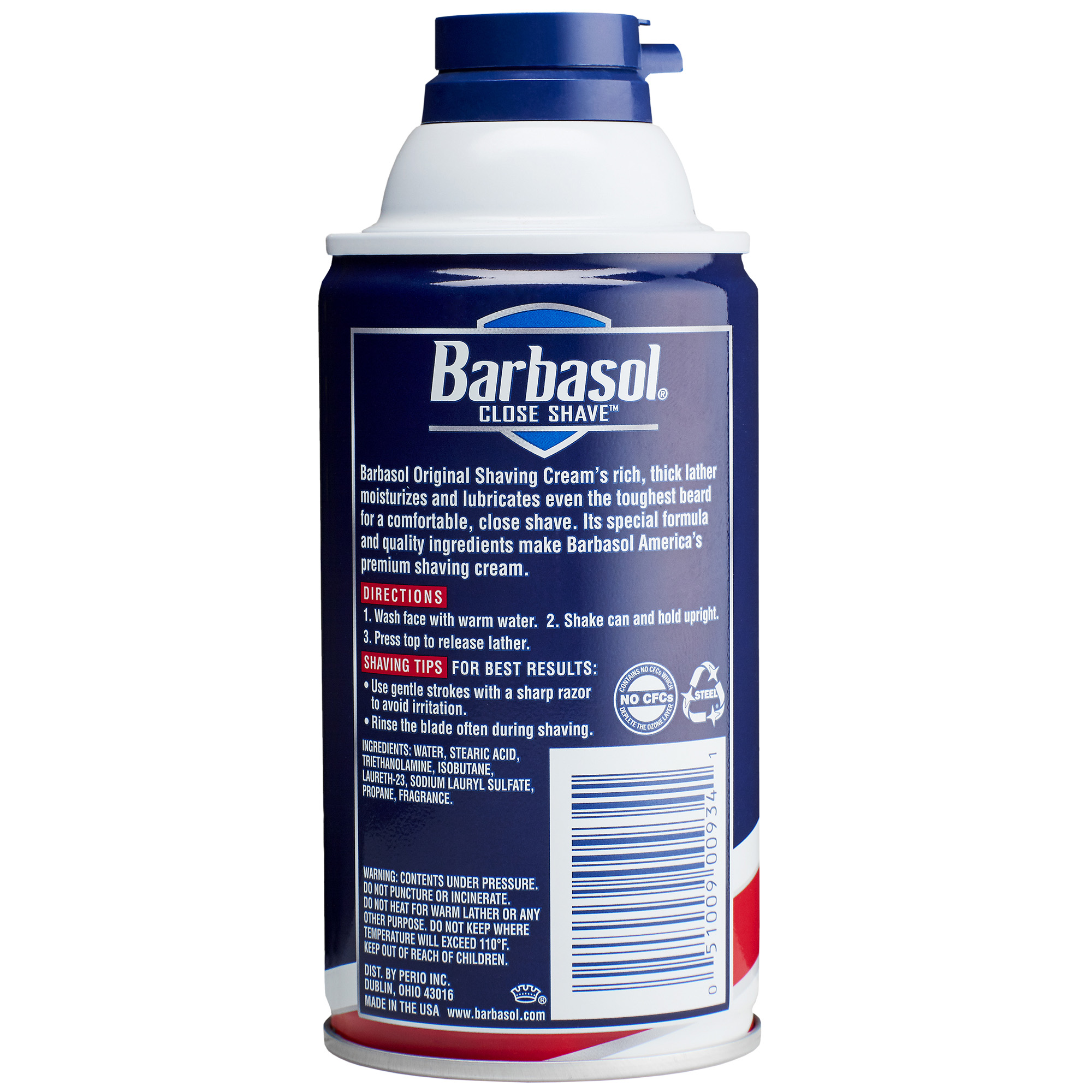 Barbasol Original Thick & Rich Shaving Cream for Men, 10 Oz. - image 2 of 5