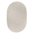 thumbnail image 1 of Rhody Rug S123R048X048 Tapis Rond en Laine Uni 4 Pieds Gris Clair, 1 of 1