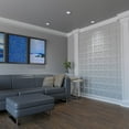 thumbnail image 3 of Ekena Millwork 7 3/8"W x 7 3/8"H x 3/8"T Extra Small Fleming Decorative Fretwork Wall Panels in Architectural Grade PVC, 3 of 9