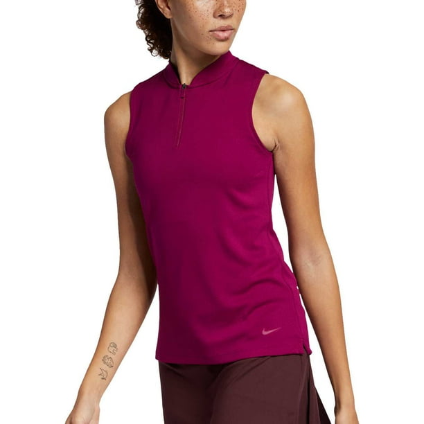 Nike Women's DriFIT Blade Sleeveless Golf Polo