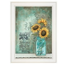 All Along by Tonya Crawford Printed Framed Wall Art Wood Multi-Color