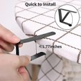 thumbnail image 4 of 16 Pack Tablecloth Clips for Outdoor Tables Stainless Steel Picnic Table Clips for Table Cloth Metal Table Cover Clips Table Skirt Clips Clips for Pic, 4 of 5