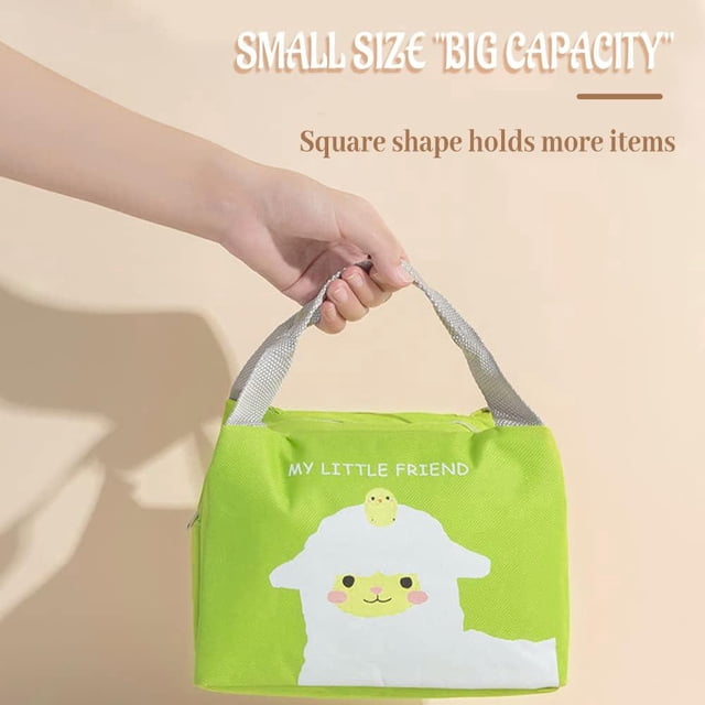Bolsa térmica para el almuerzo para niñas pequeñas, bolsa térmica para el almuerzo, lonchera para niños, mini bolsa térmica para el almuerzo para niños, bolsa multiusos para el almuerzo para mujeres,