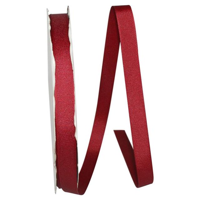 Reliant Ribbon 4900-790-03C 0.625 in. 100 Yards Grosgrain Style Ribbon, Currant
