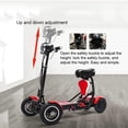 thumbnail image 6 of Electric Mobility Scooter Cruiser City Hopper 3 Wheel 4 Wheel Scooter Medical ( RED ), 6 of 11