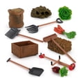 thumbnail image 3 of Juego de herramientas de jardinería de granja 13 piezas Sunnimix juguetes de rastrillo de pala, 3 of 7