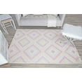thumbnail image 5 of Soleil BR30R BubbleGum Tribal Moroccan Gray Area Rug, 2'x4', 5 of 9