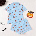 thumbnail image 5 of IMENGL Womens Halloween Pajama Sets Comfy Short Sleeve Graphic Nightwear Soft Loungewear Pajamas Set for Women,S-XXXL, 5 of 7