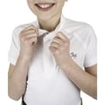 thumbnail image 3 of Equine Couture Children'S Magda Lace Equicool Short Sleeve Show Shirt, 3 of 3