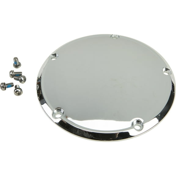 Harddrive  302700; 5 Hole Derby Cover Chrome 60766-06 Big Twins W / 6Speed