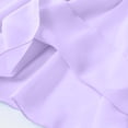 thumbnail image 4 of NAISIBABY Girls Athletic Skirt, Mesh Tiered High Rise A-Line Kids Dance Pleatd Mini Skirt Purple Size 8, 4 of 7