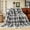 Grey, variant on Sherpa Throw Blanket Plush Grey Checkered Cozy Throw for Couch, Bed, Sofa, Reversible Fluffy Fleece Blanket for Comfort Sleep and Warmth Suitable for Adults, Women, Men (Grey, 50”x 60”)