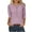 Pink, variant on fheaev Henley Shirts For Women 3/4 Length Sleeve Tops T-Shirts Round Neck Basic Tee Button Tops Printed Cute Tunic Tee Blouses Loose Fit Pullover Dressy Shirts Casual Tops For Women