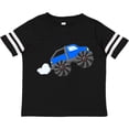 thumbnail image 3 of Inktastic Blue Monster Truck Action Boys or Girls Toddler T-Shirt, 3 of 5