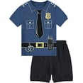 thumbnail image 1 of Enfants Garçons Pyjama de Police 2 Pièces Ensemble Taille 7, 1 of 1