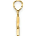 thumbnail image 2 of 14K Yellow Gold Polished Block Letter G Initial Pendant Made In United States k6423g, 2 of 5