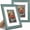 Rustic Blue, variant on decorUhome 8x10 Picture Frames Set of 2, Display 5x7 Pictures with Mat or 8x10 without Mat, Wall and Tabletop Display Photo Frames, Gold