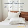 thumbnail image 2 of Simple&Opulence 100% Belgian Linen Pillow Shams -Set of 2, Queen Size - Basic Style Breathable Pure Linen Suitable for Home - Soft and Durable with Envelope Closure Pillowcases (20''x 26'', White), 2 of 6