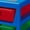 Blue, variant on Lego - 3 Drawer Storage Rack