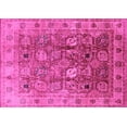 thumbnail image 1 of Ahgly Company Indoor Rectangle Oriental Pink Traditional Area Rugs, 2' x 5', 1 of 4