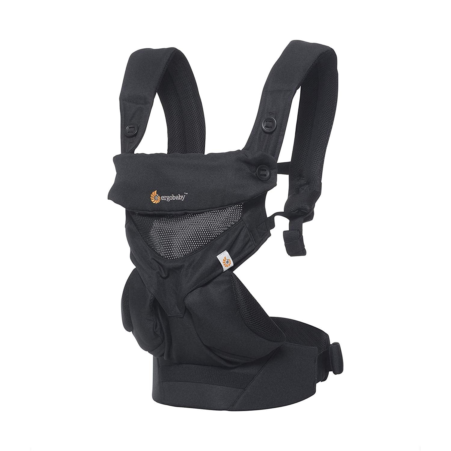 ergobaby 360 four position cool air mesh carrier onyx black