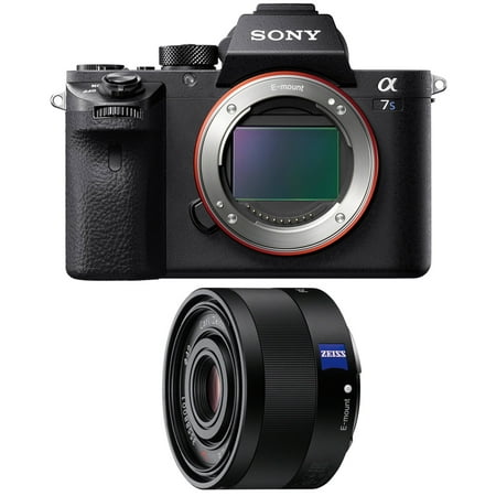 Sony a7S II Full-frame Mirrorless Interchangeable Lens Camera Body 35mm Lens Bundle includes a7S II Body and Sonnar T* FE 35mm F2.8 ZA Full Frame
