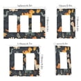 thumbnail image 2 of Yayeee Rocker Switch Wall Plate 2-Gang 4.7"x4.6" Home Decorative Outlet Cover, Cartoon Dinosaur, 2 of 6