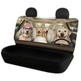 thumbnail image 2 of Uourmeti Golden Retriever Driving Print Car Seat Cover Sets 3 PCS, Car Seat Covers Set Polyester Interior Full Surround for Truck Trucks most Cars, 2 of 10