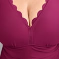 thumbnail image 4 of Asoul Plus Size Scalloped V Neck Swimwear for Womens One Piece Swimsuits Tummy Control Swimdress Bathing Suits with briefs, 4 of 7