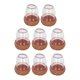 thumbnail image 5 of 8 Uds fundas para pies de silla taburete almohadillas para pies Protector de patas de mesa silenciador grueso transparente redondo S, 5 of 8
