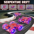 thumbnail image 4 of Remote Control Cars, RC Cars Toys for 5 6 7 8 9 10 Year Old Boys Girls, Gesture Sensing RC Stunt Car, Double Sided Race Car with Cool Lights for Boys Kids Age 8-12 Outdoor Toys Birthday Gifts, 4 of 10