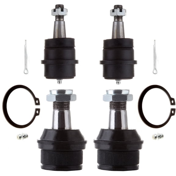 ECCPP 4pcs Front Lower Ball Joint Front Upper Ball Joint fit for 1994-1999 For Dodge Ram 1500